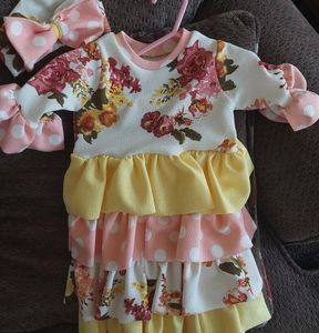 Girls handmade dress my daughter just can't wear it anymore.